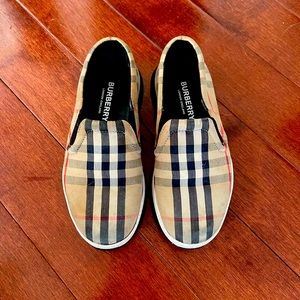 Burberry Canvas Slip-on Sneakers